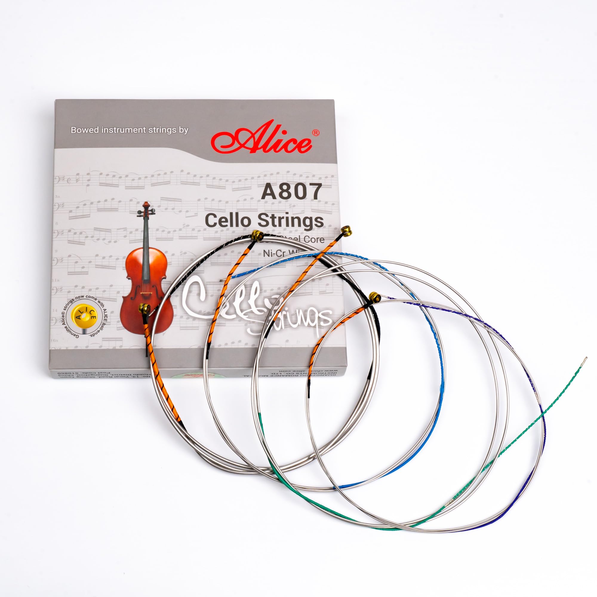 Amazon.com: Alice 4/4 Cello Strings Set, Ideal for Concert